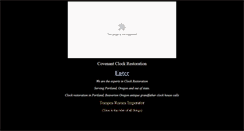 Desktop Screenshot of covenantclocks.com